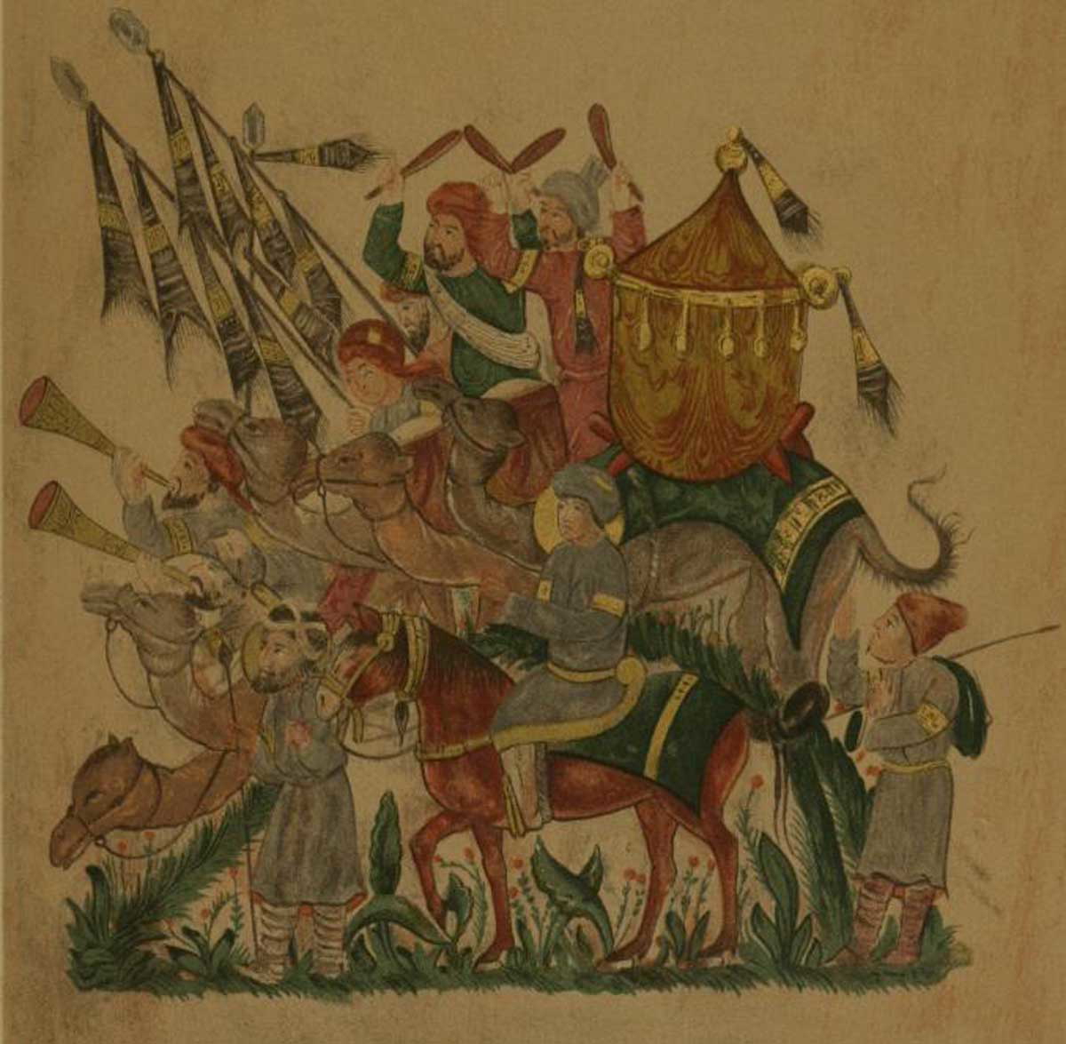 saracen army on the march