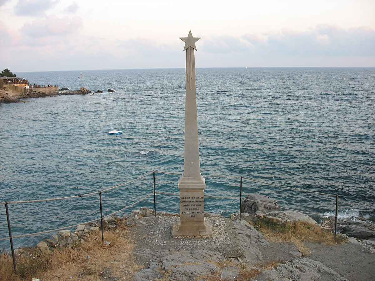 scoglio dei mille quarto genoa garibaldi