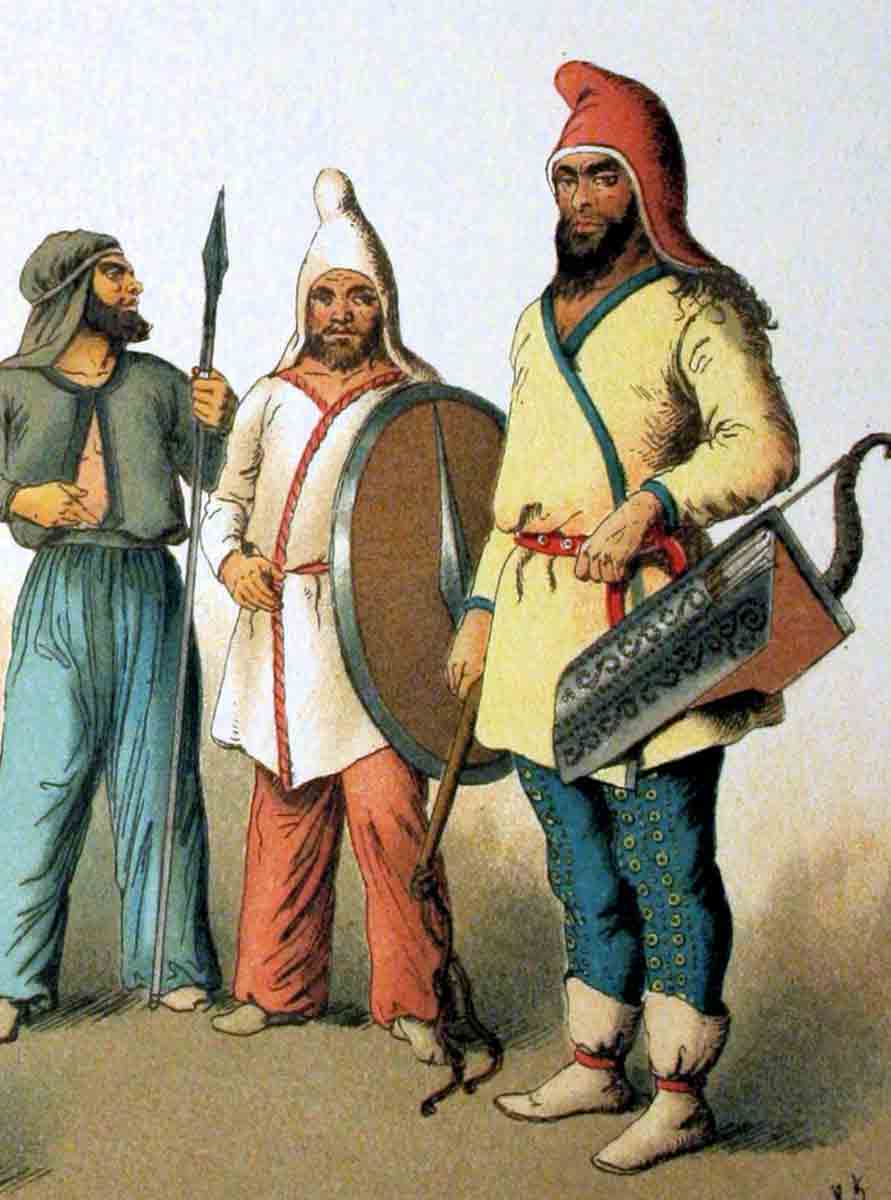 scythian warriors dress and weapons