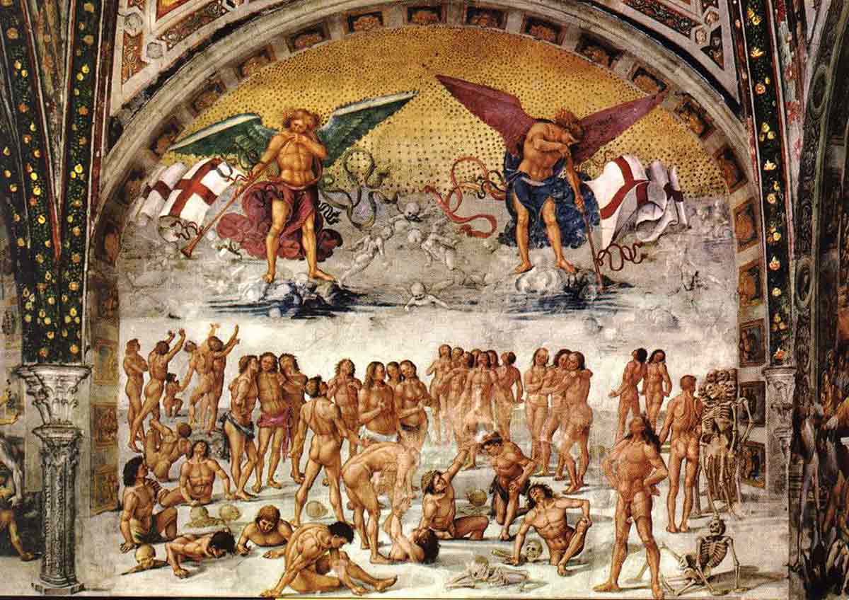 signorelli resurrection the rapture