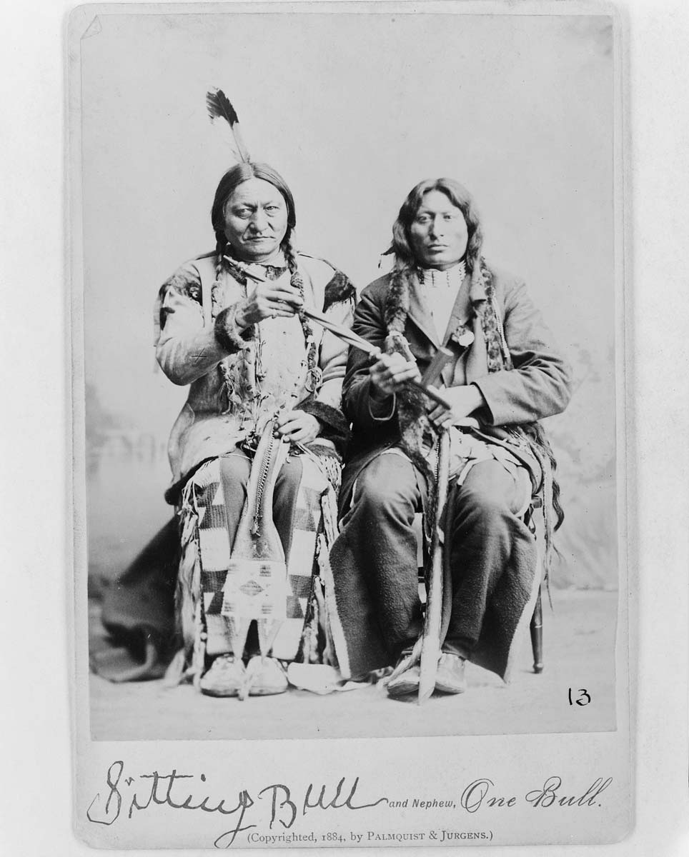 sitting bull and one bull