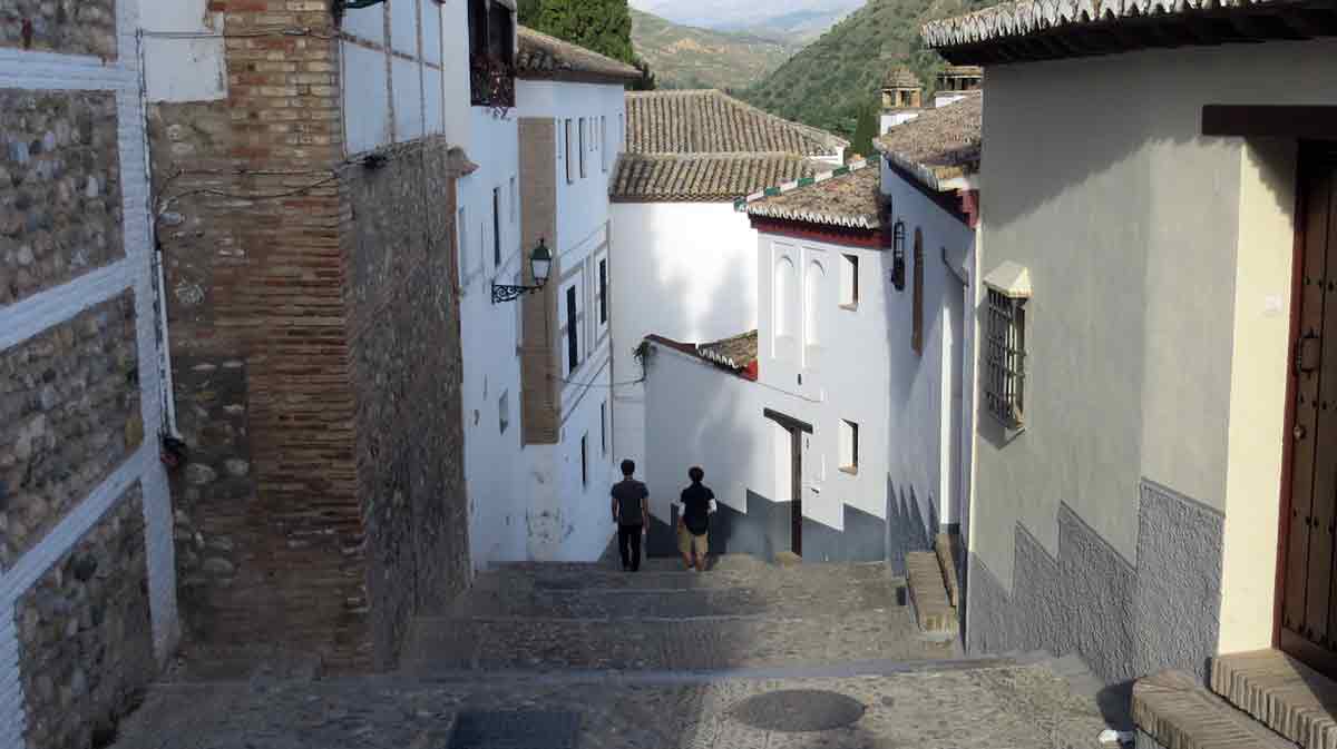 staircase albayzin granada