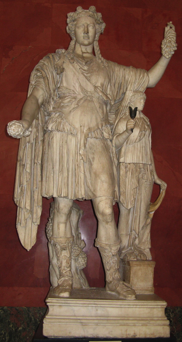 Persephone and Dionysus, Roman copy of a Greek original from the 4th century BC. Source: State Hermitage Museum