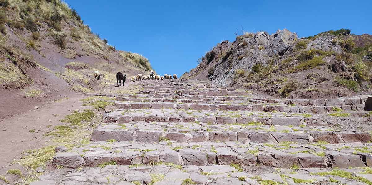 stone stairway inca empire