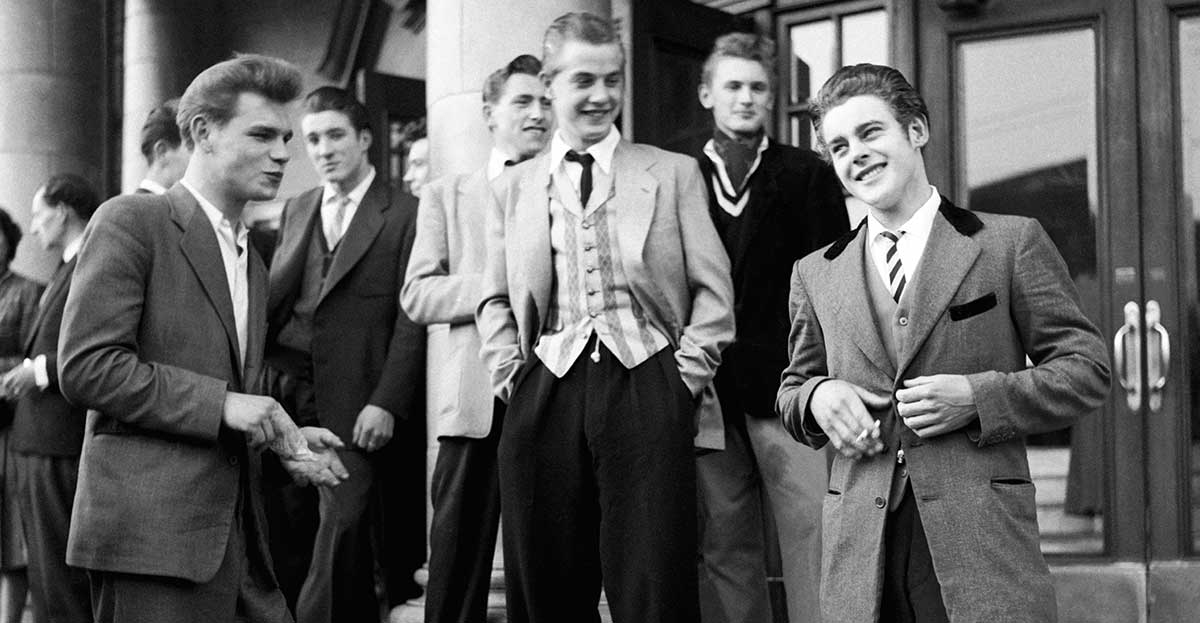 teddy boys 1950s fashion