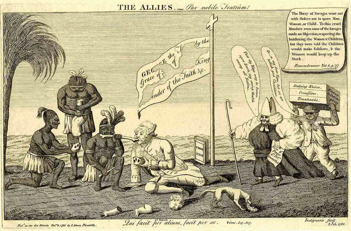 the allies political cartoon