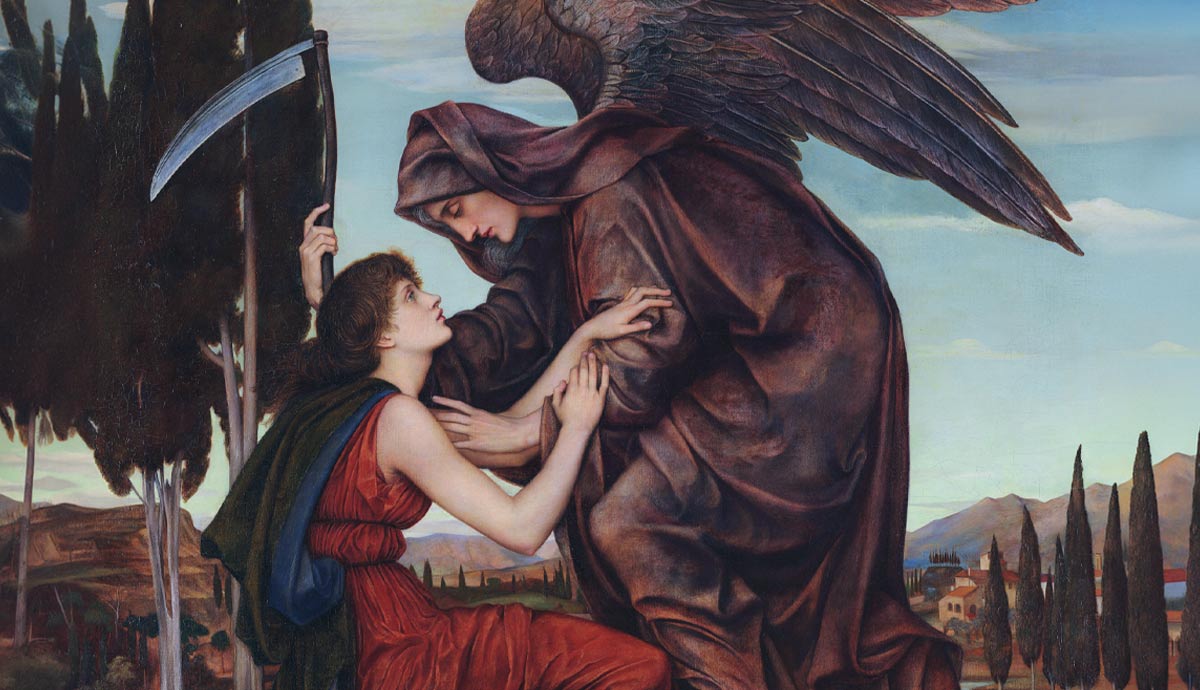 the angel of death i demorgan painting