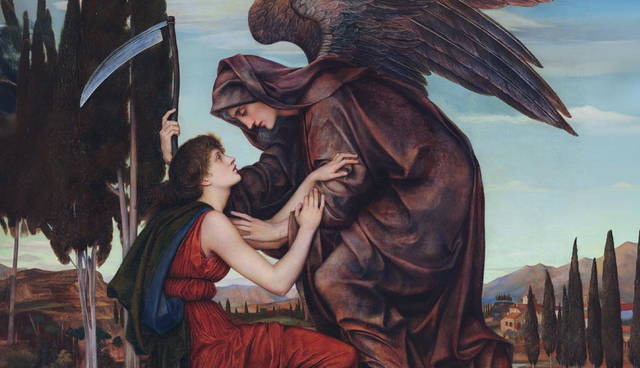 the angel of death i demorgan painting
