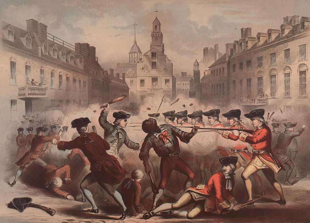 the boston massacre champney