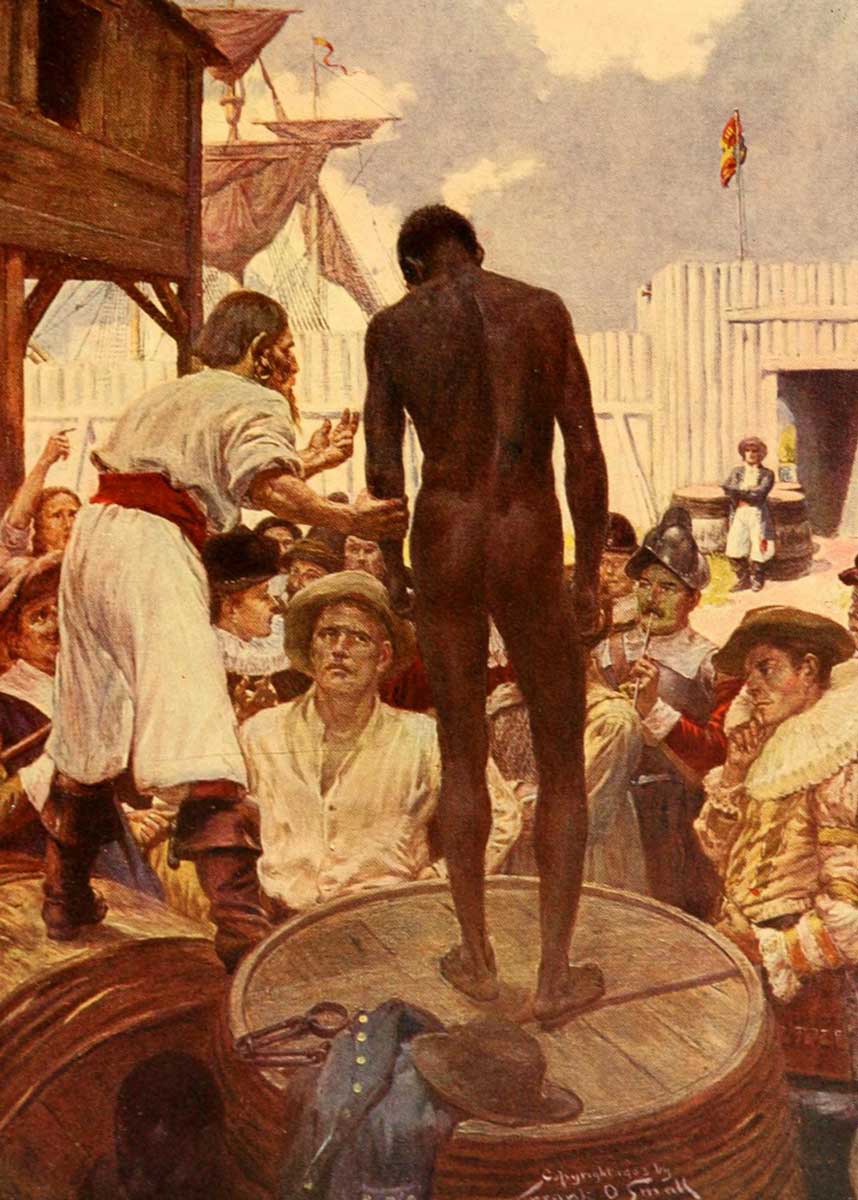 the first slave market