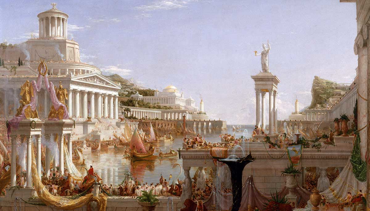 thomas cole the course of empie consummation