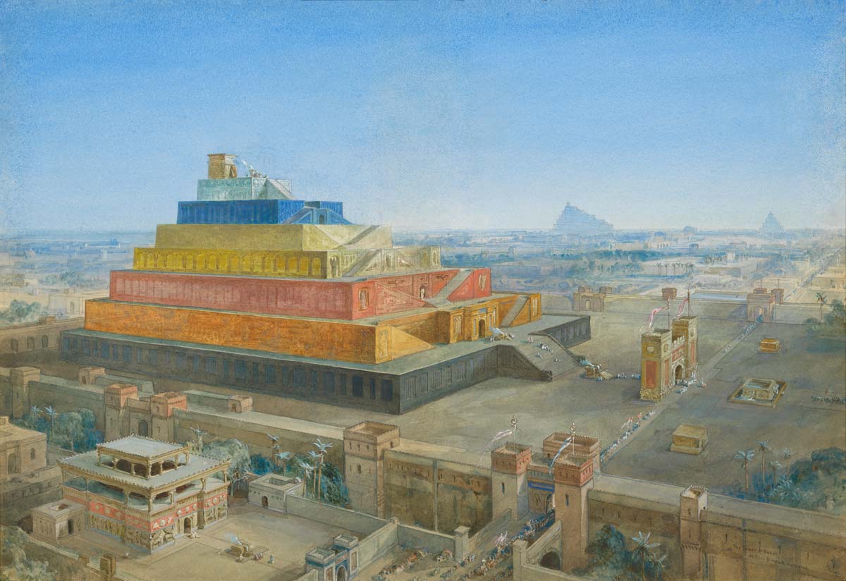 tower babel simpson painting