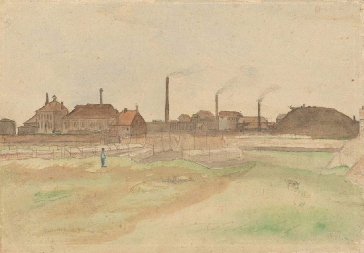 van gogh coking factory in the borinage