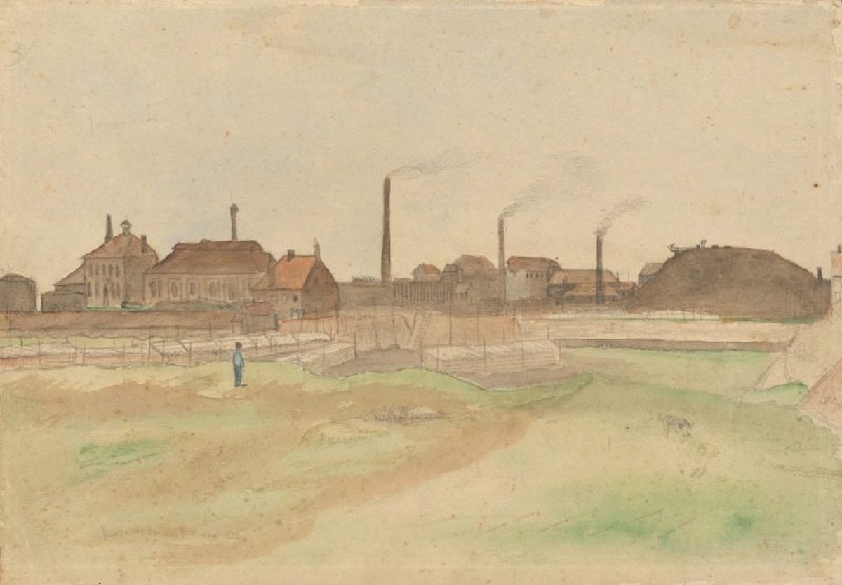 van gogh coking factory in the borinage