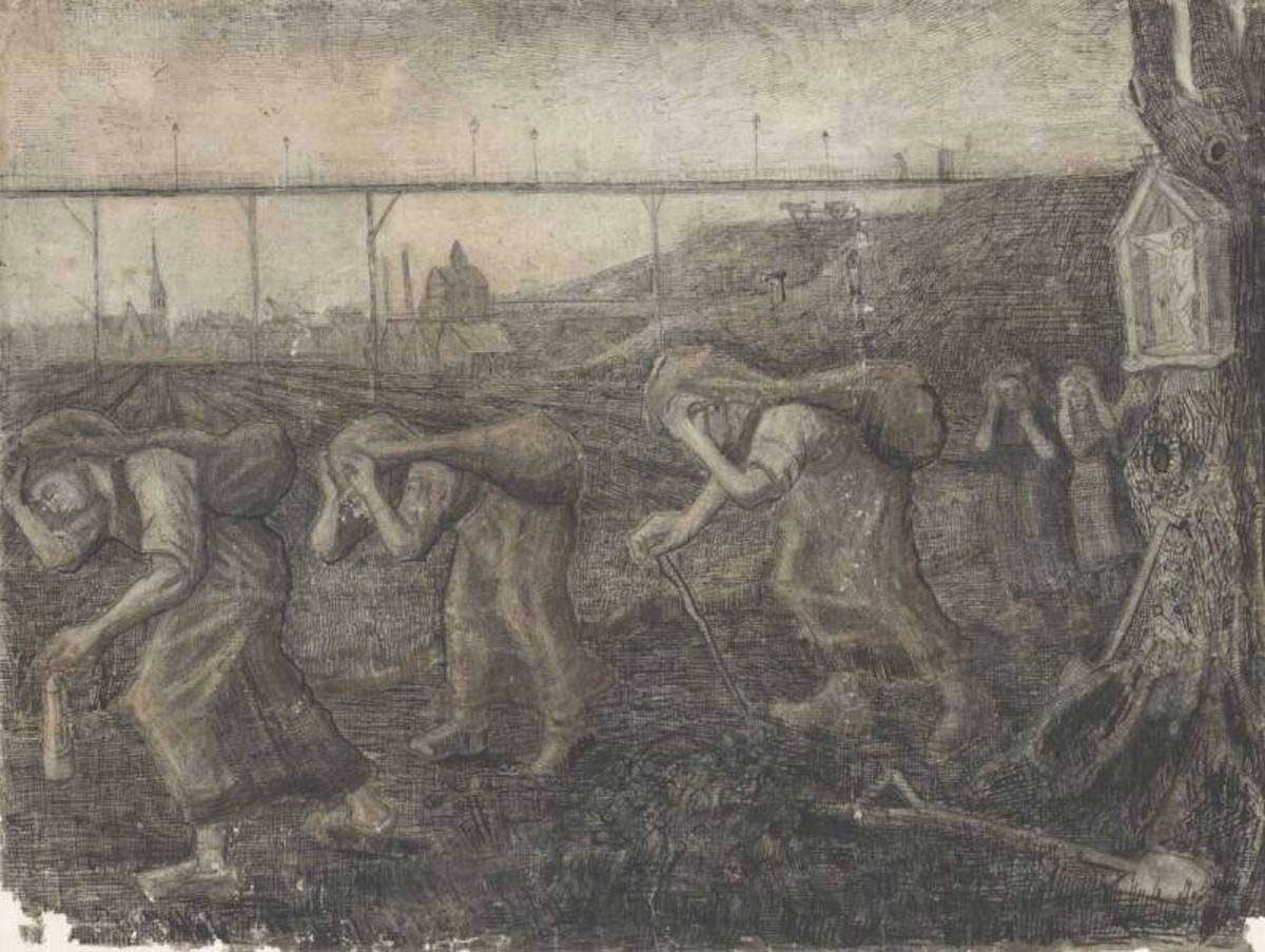 van gogh the bearers of the burden