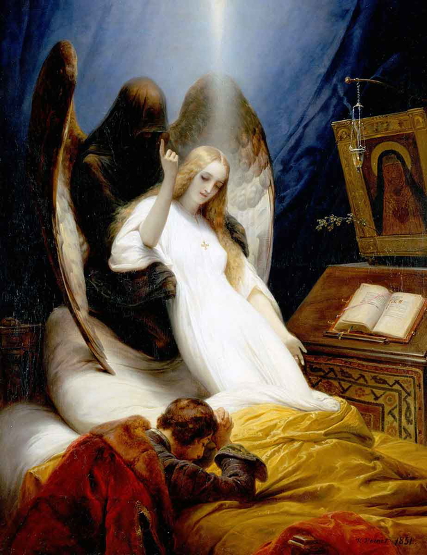 vernet angel of death painting