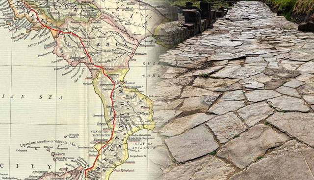 via popilia map roman road
