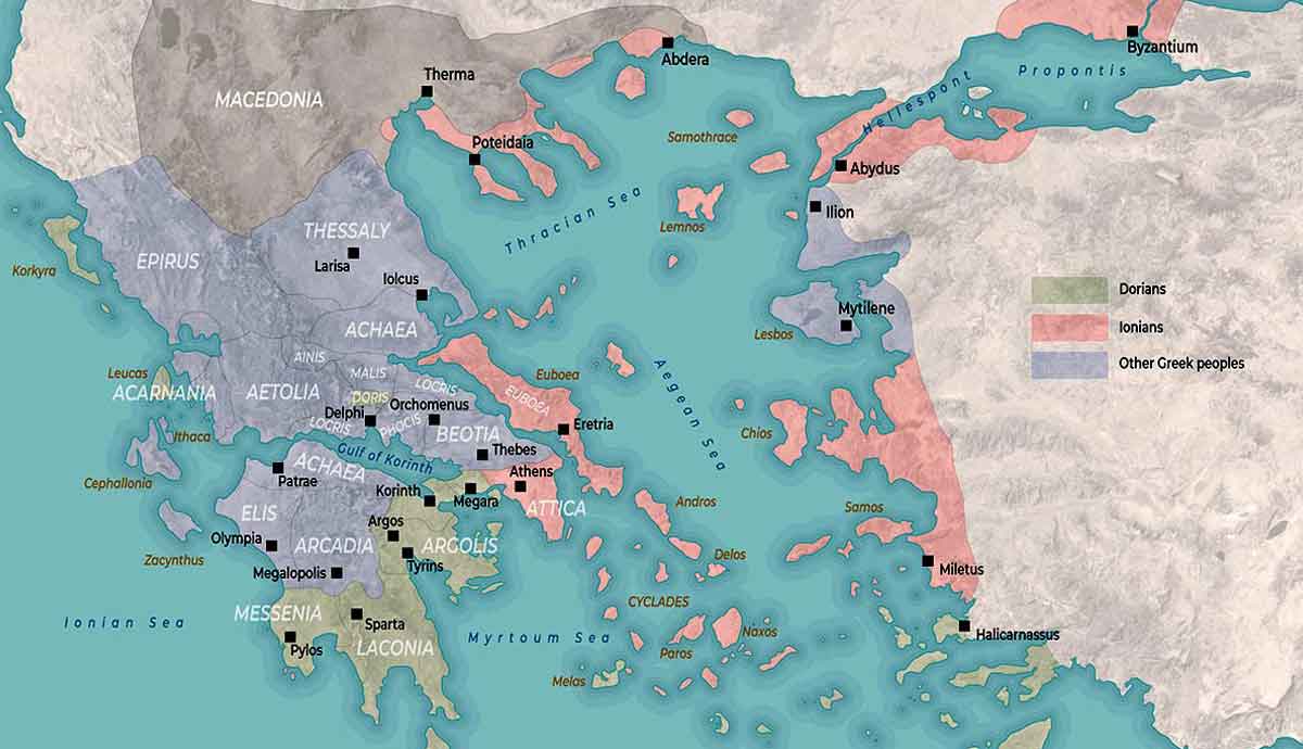 where was ancient greece located
