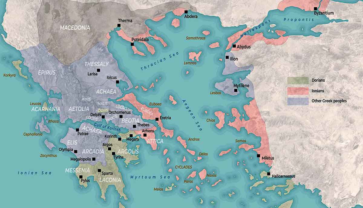 where was ancient greece located