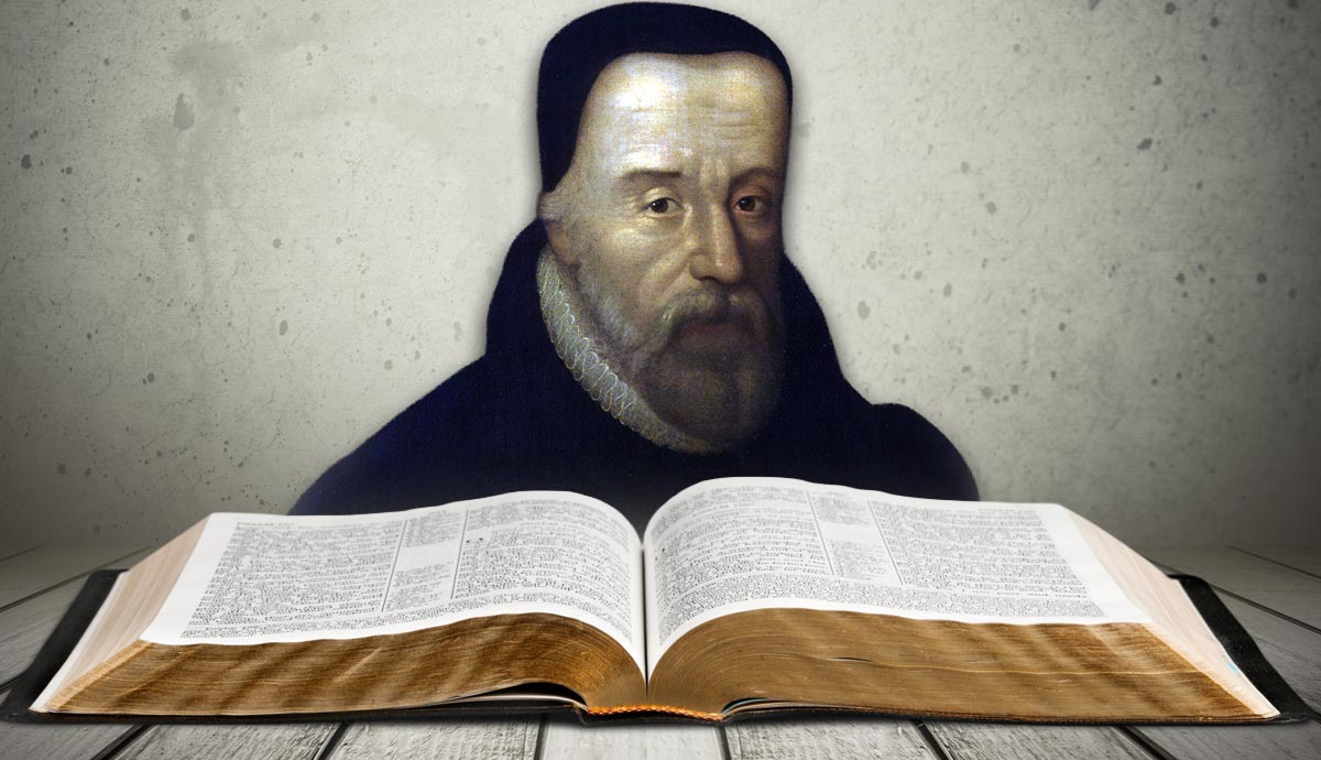 william tyndale with bible