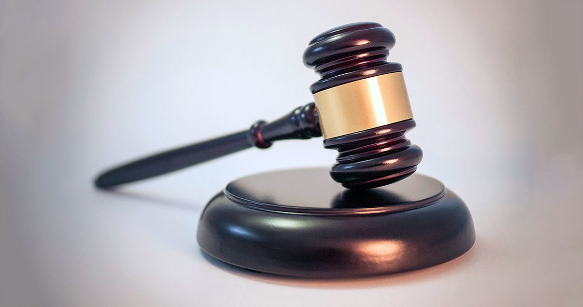 wooden and gold gavel