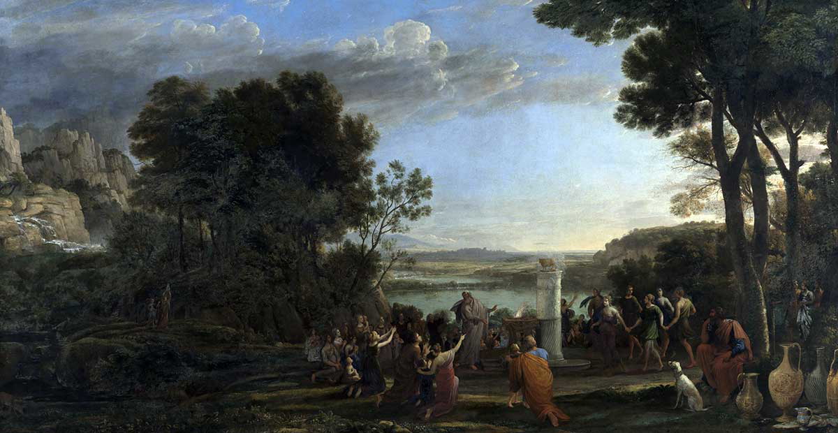 worship the golden calf claude lorrain