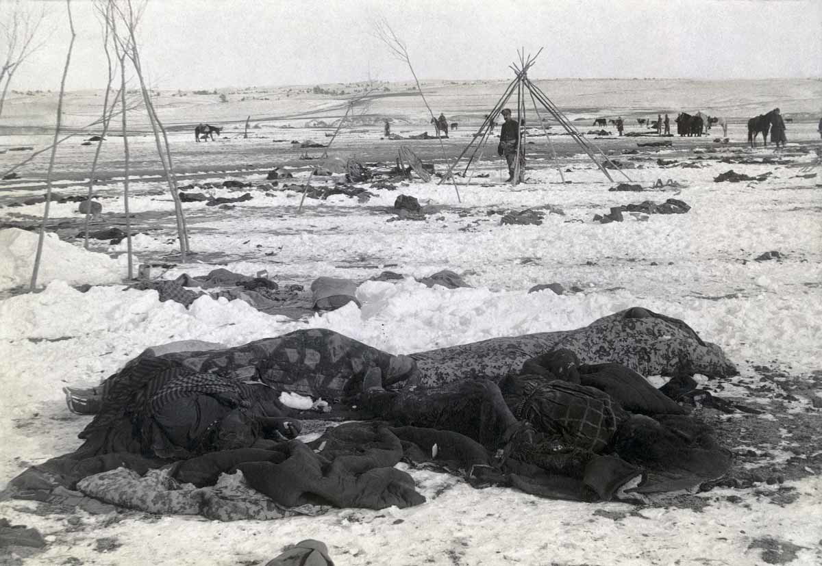 wounded knee aftermath 3 wks later