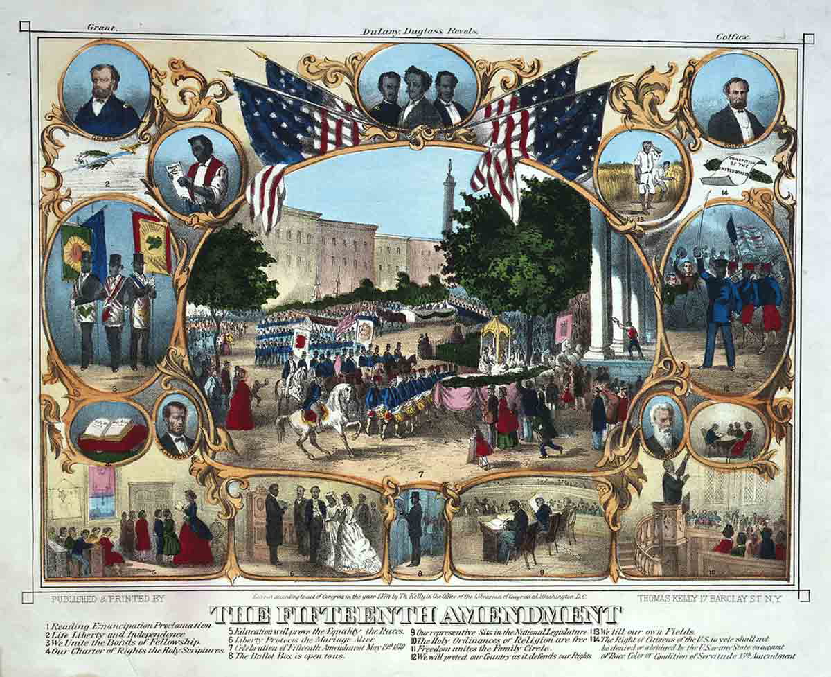 15th amendment celebratory artwork