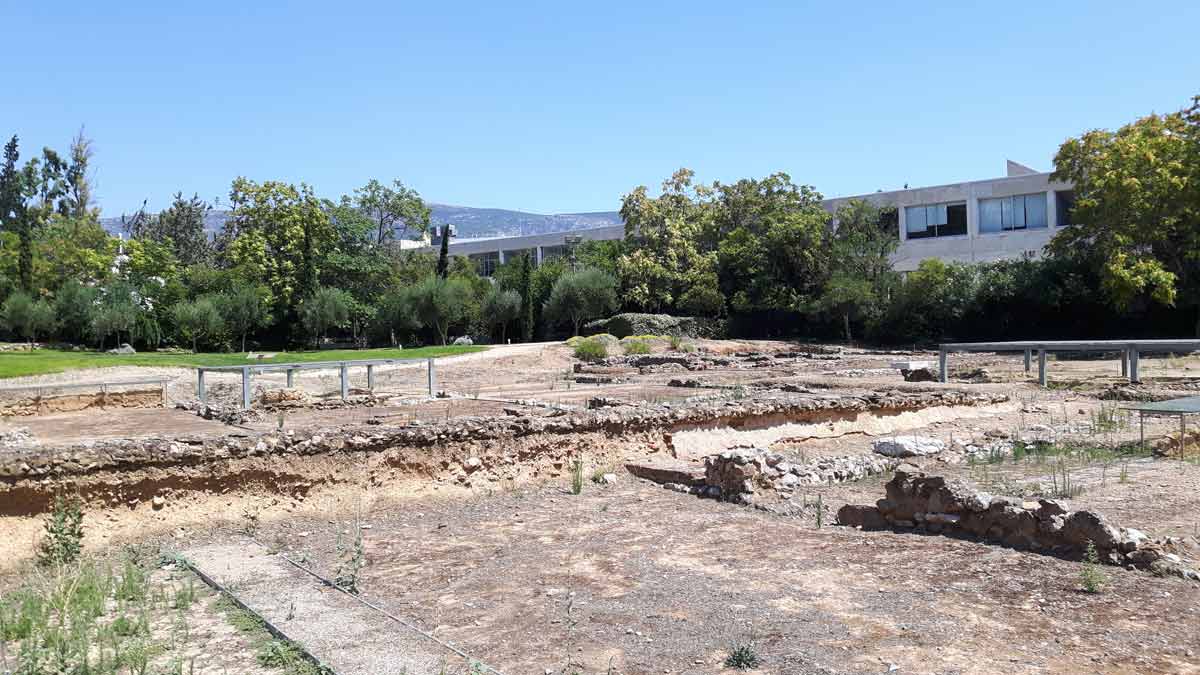 Detail Archaeological site Lyceum