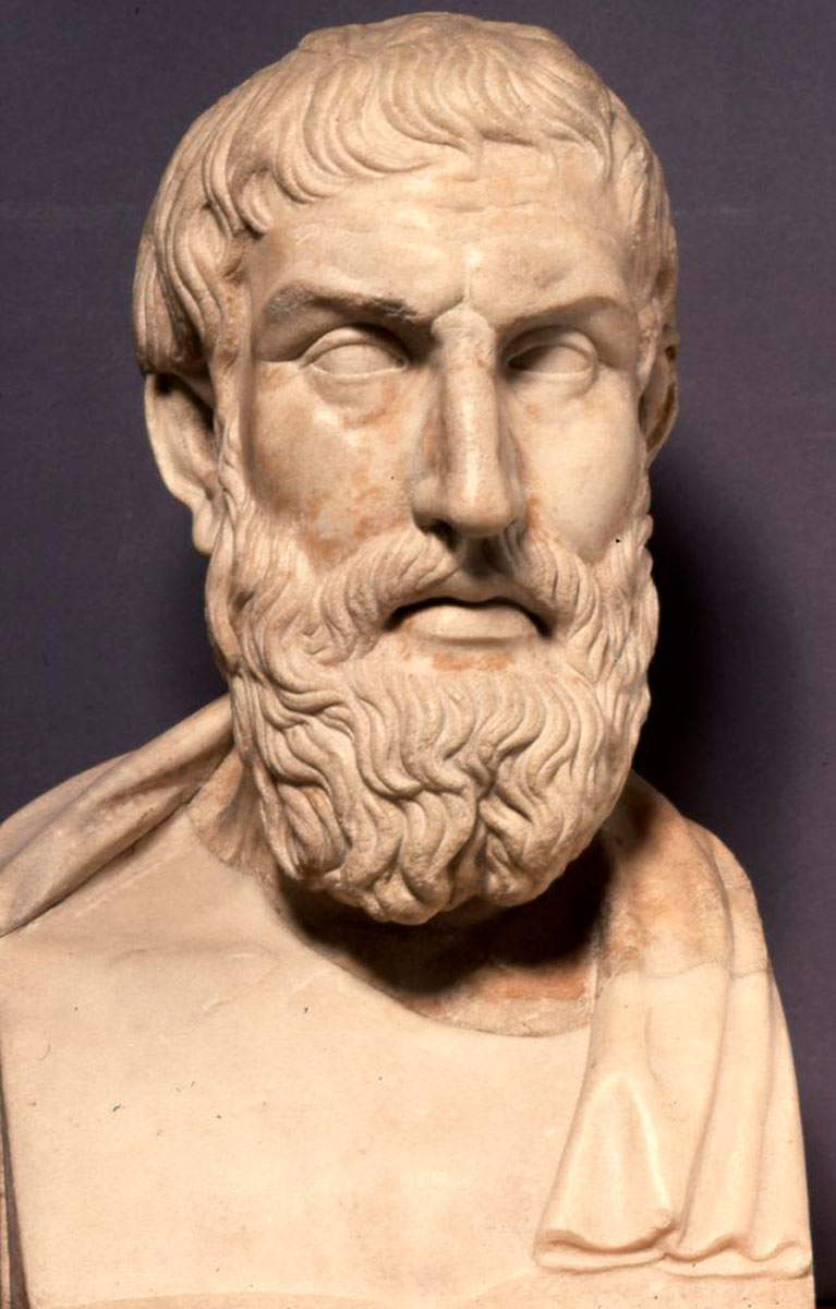 Epicurus bust 1st century British Museum