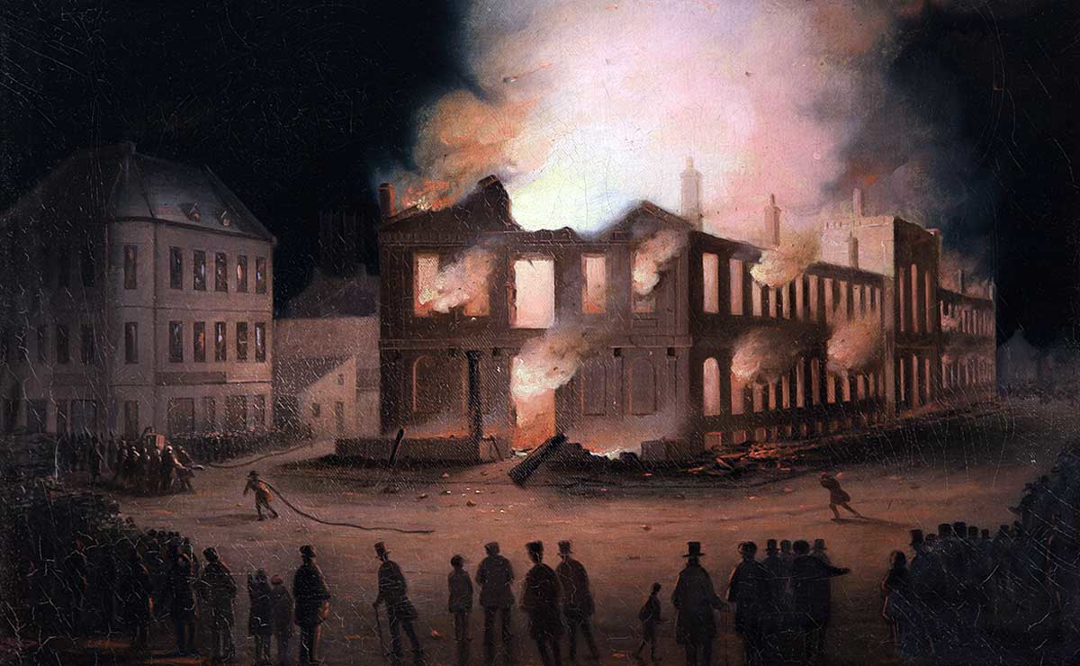 Montreal Riot 1849 Canada
