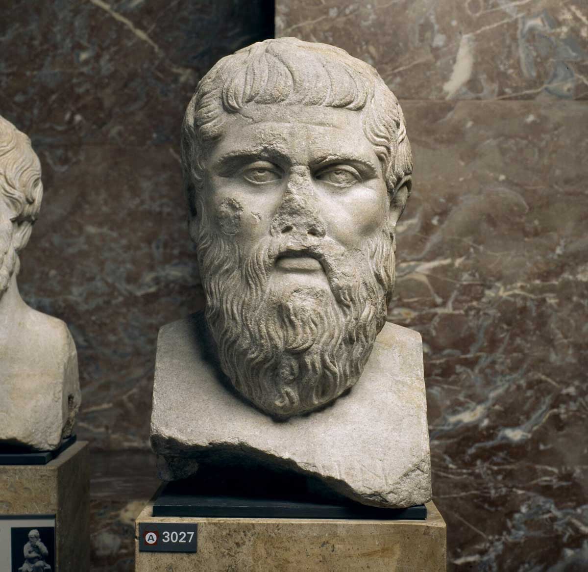 Plato 4th century Louvre