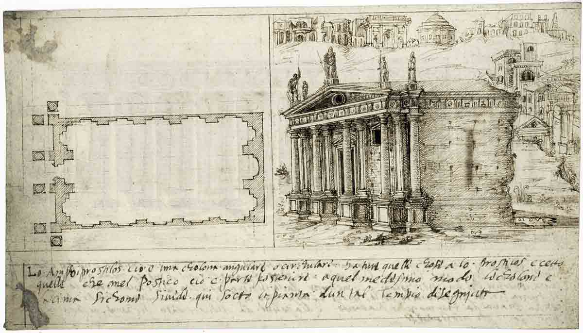 Vitruvius Temple Sangallo