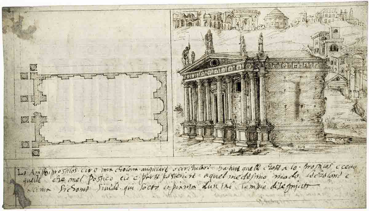 Vitruvius Temple Sangallo