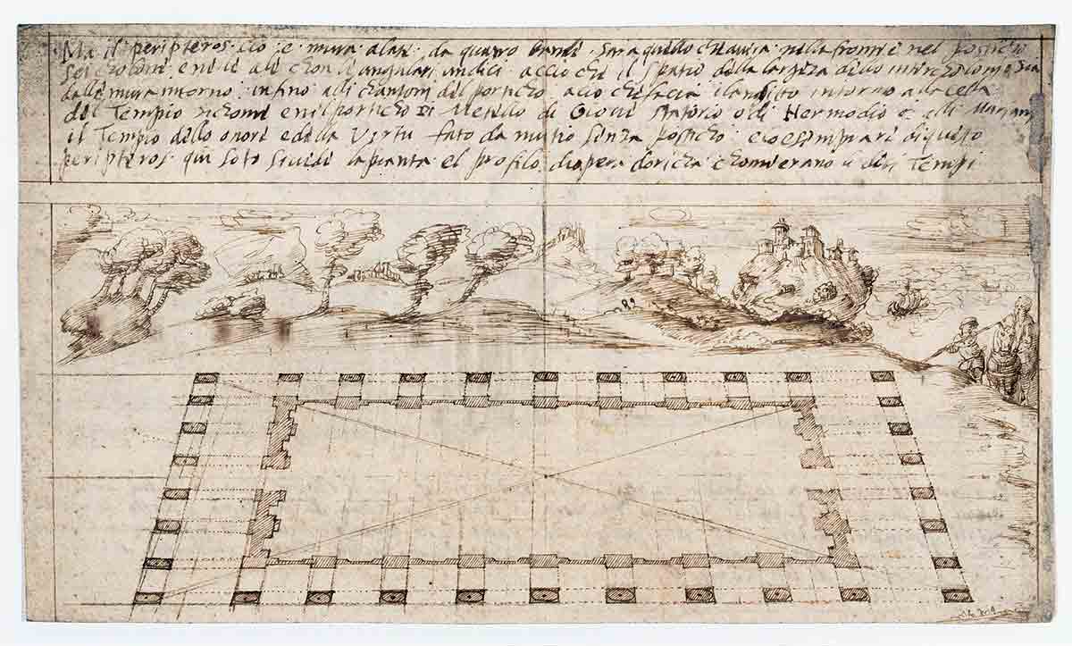 Vitruvius Temple Types Manuscript