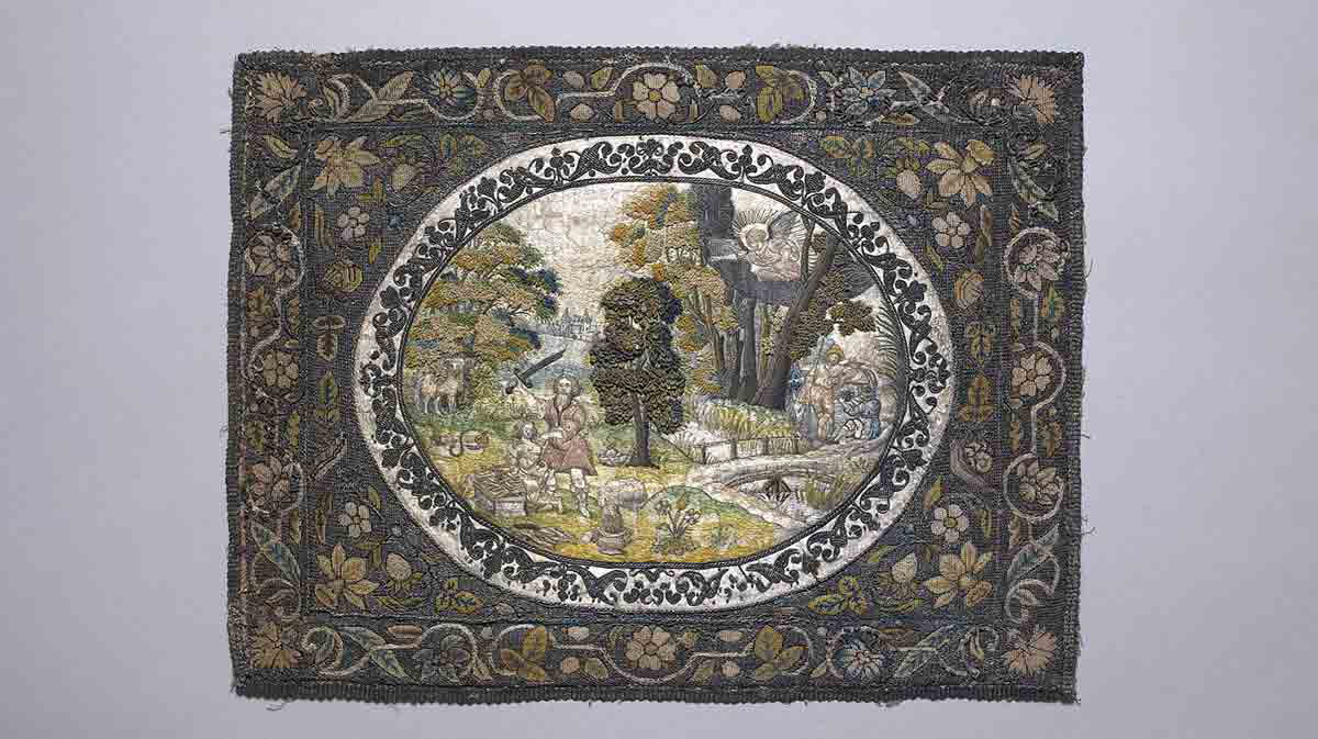 abraham and isaac altar tapestry