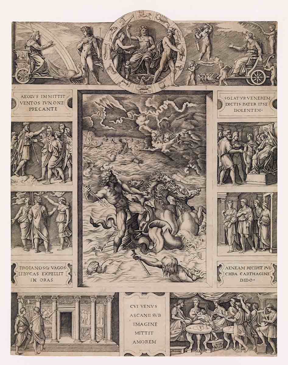aeneid illustrations 1515 marcantonio raimondi metropolitan museum art new york