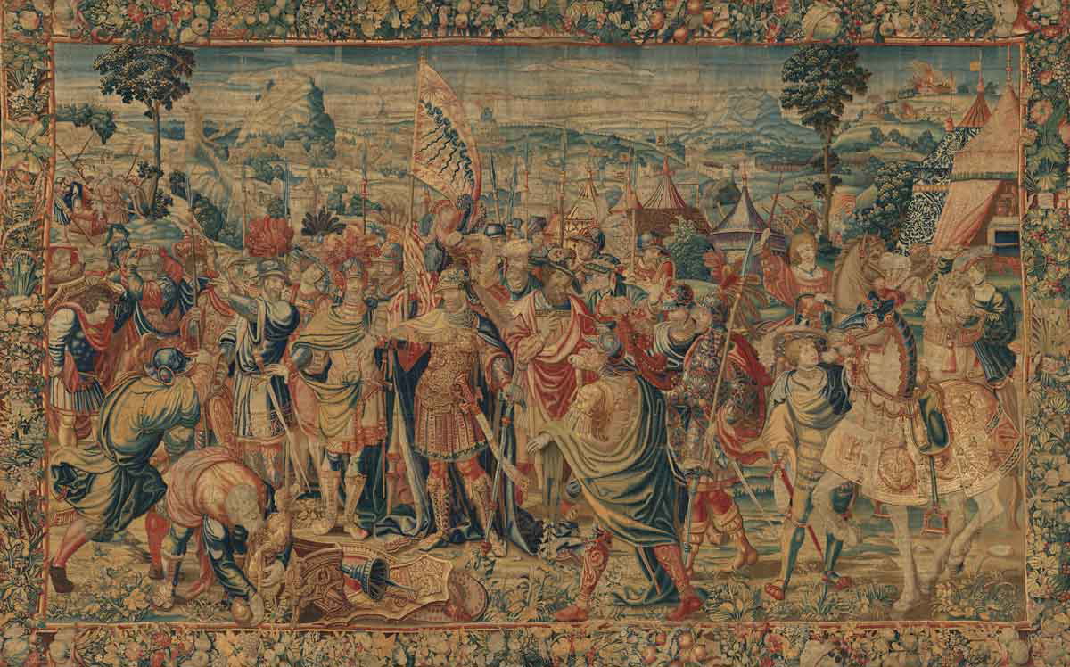 agamemnon musters troops aulis