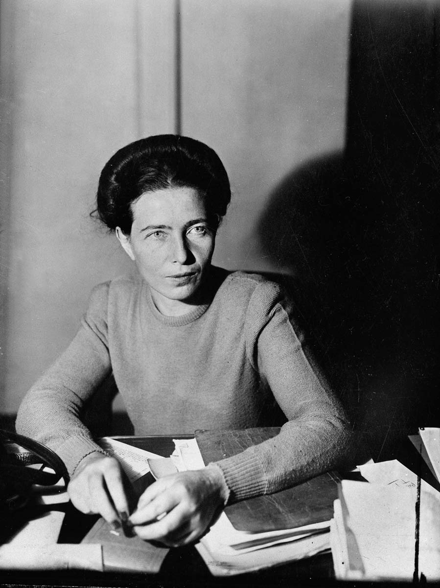 albert harlingue simone de beauvoir photo