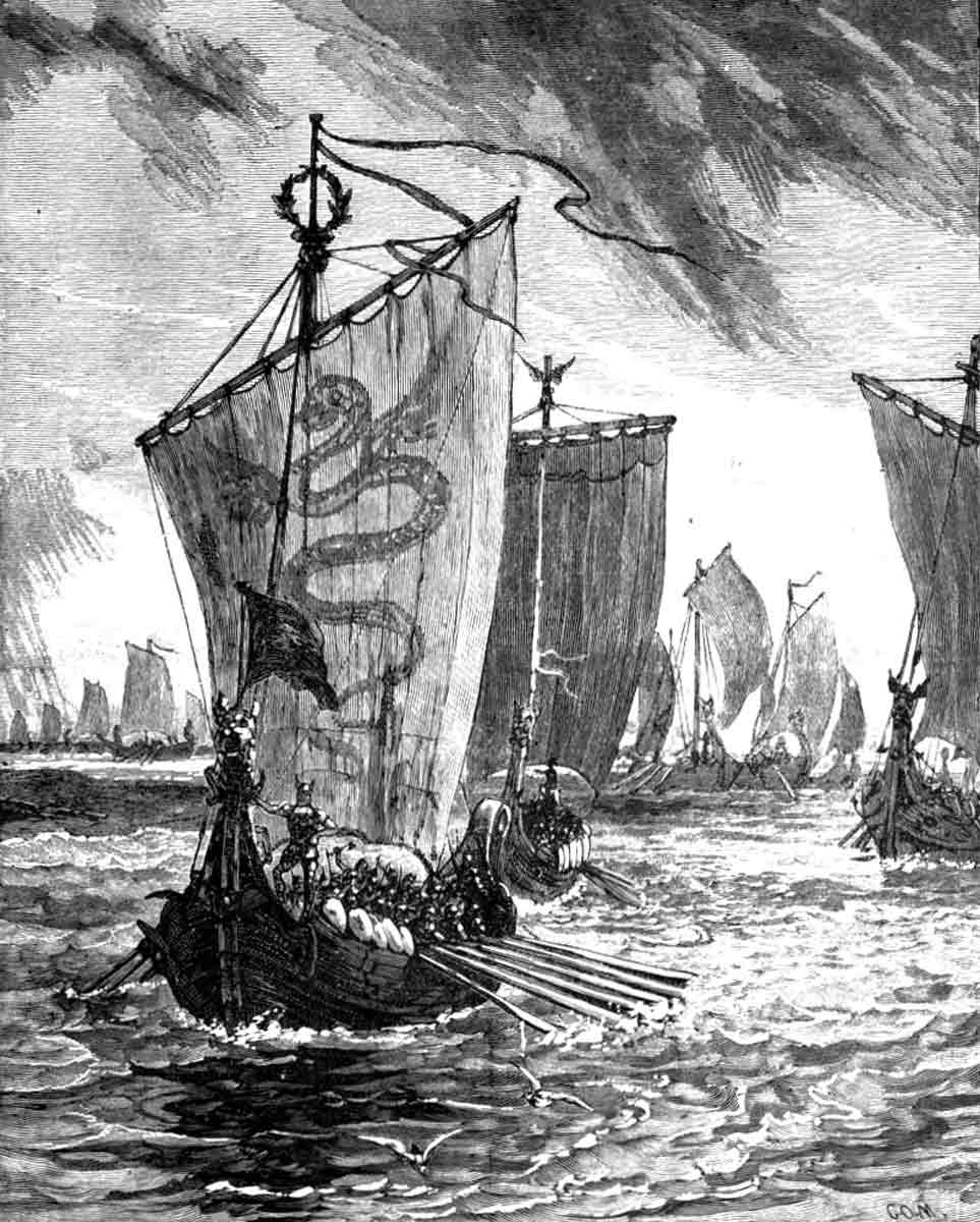 anlaff ntering the humber