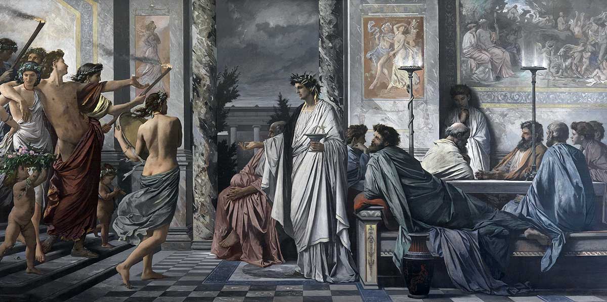 anselm feuerbach plato symposium painting