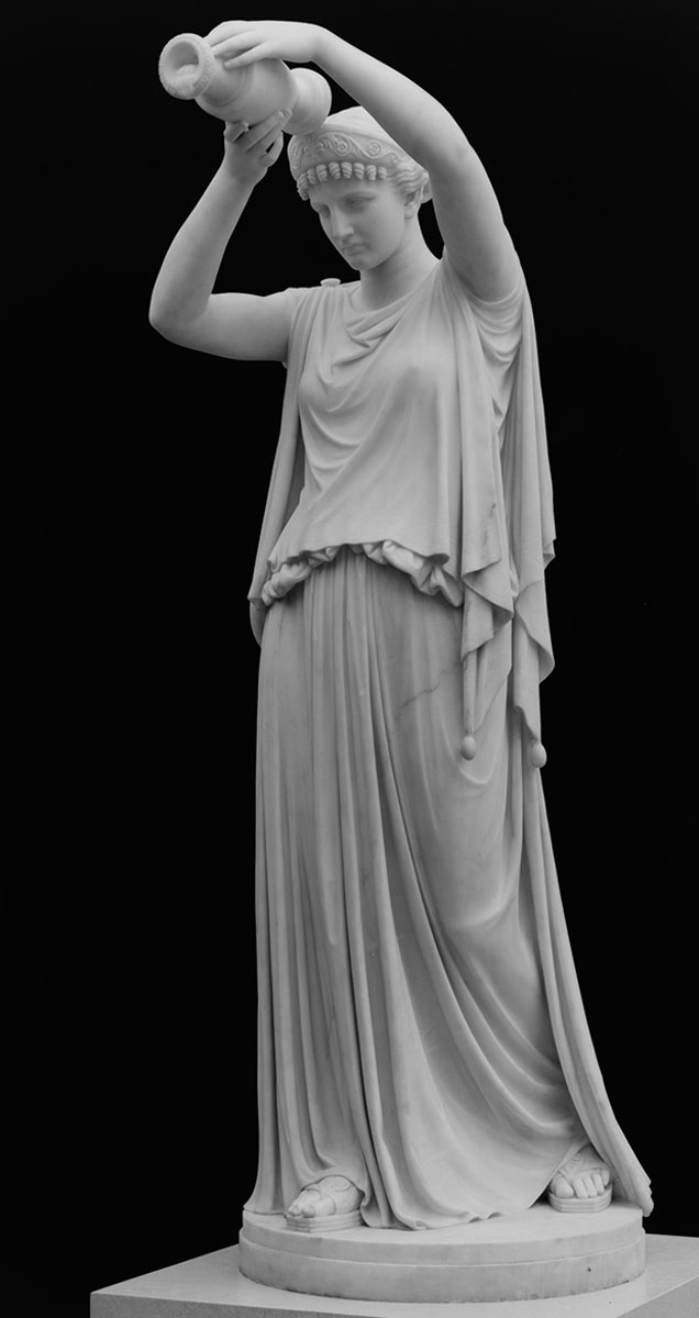 antigone pouring libation statue