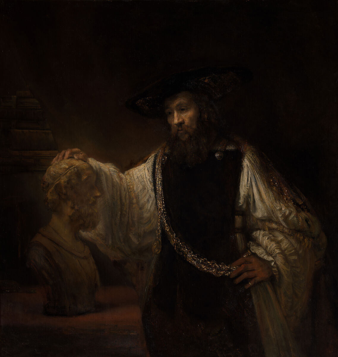 aristotle homer rembrandt