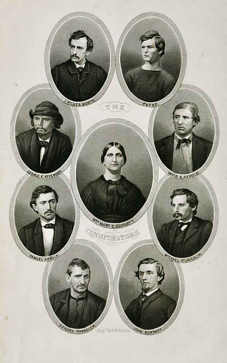 asassination conspirators potraits