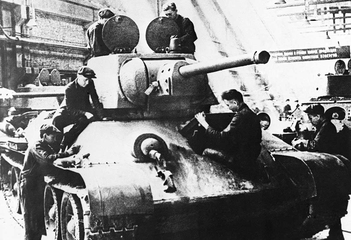 assembly of t 34