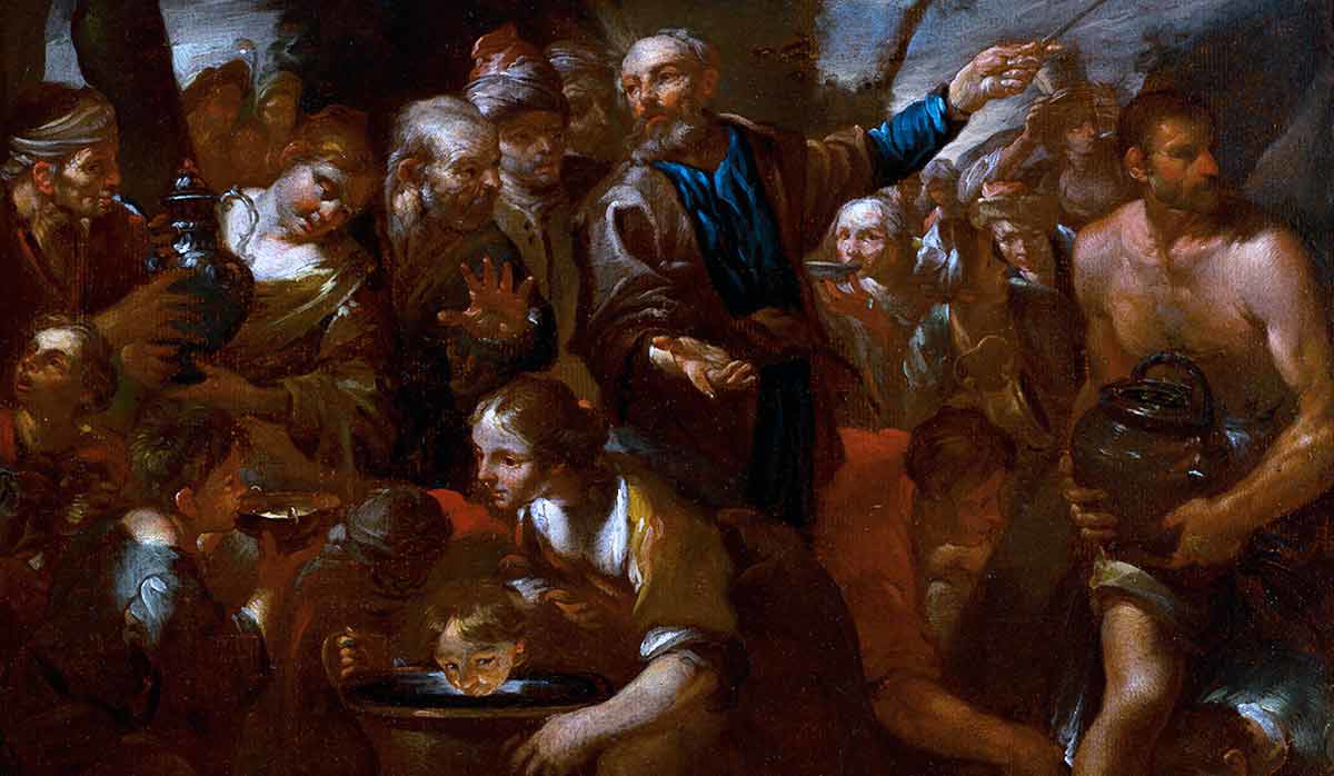 assereto moses striking the rock pentateuch