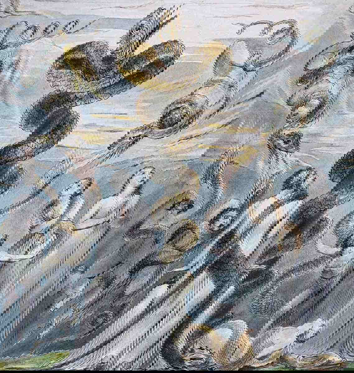 blake moses and the brazen serpent magic bible