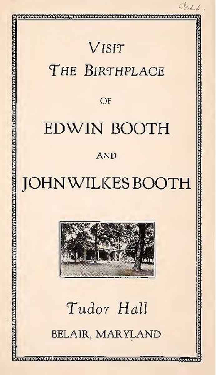 booth brothers birthplace pamphlet