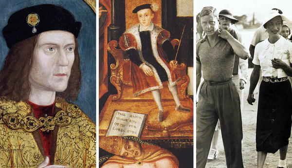 Portraits of various British monarchs