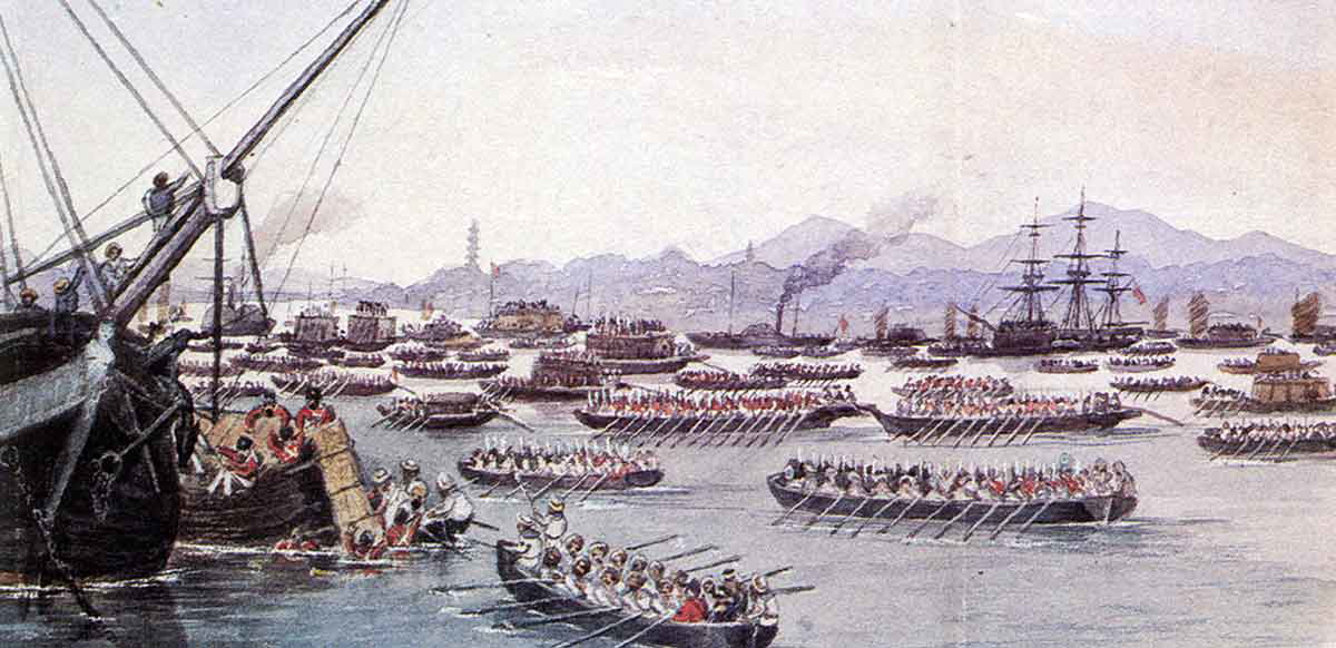 british ships in china